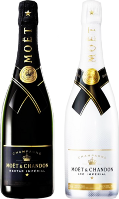 Black Moet Bottle