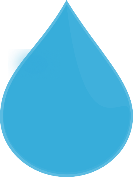 Blue Water Drop Clip Art