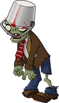 Bucket Zombie Plants Vs.zombies