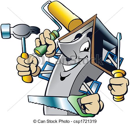 Building Maintenance Man Clip Art