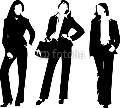 Businesswoman Silhouette Vector