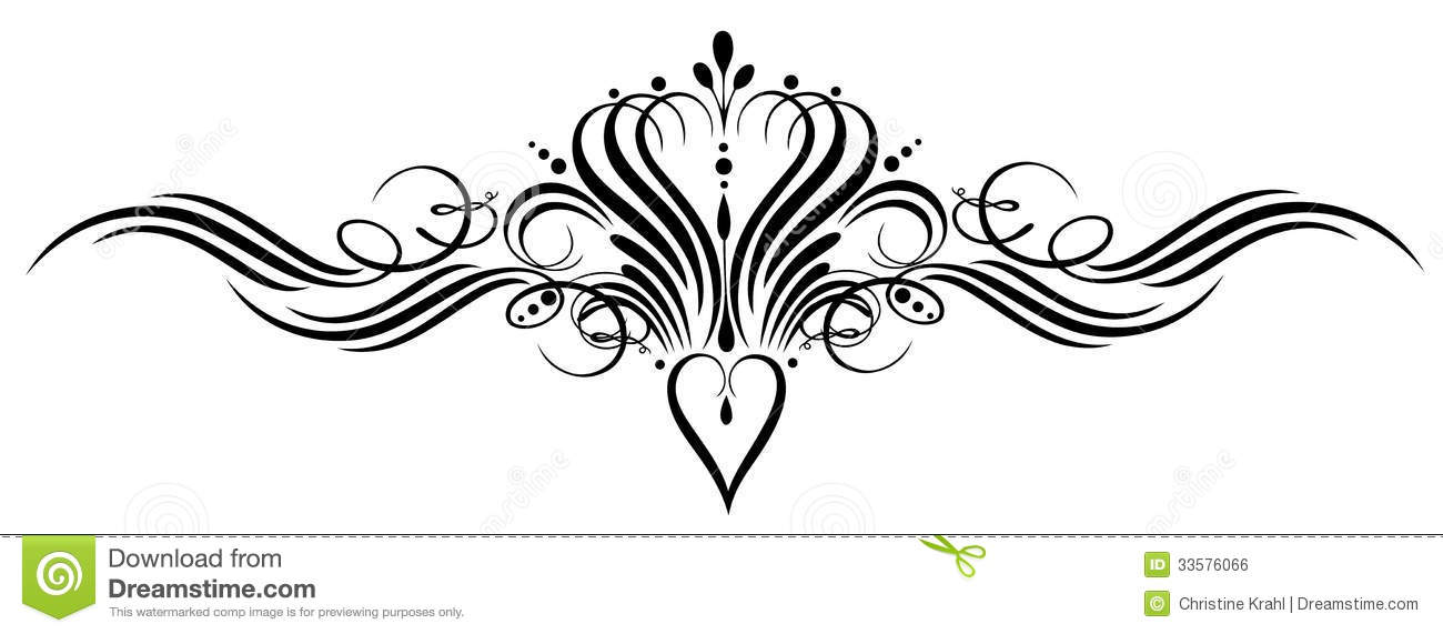 Calligraphy Heart Design