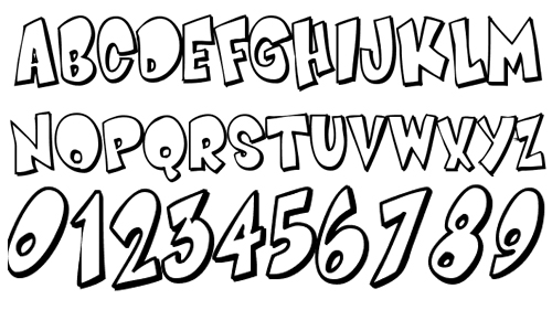 18 Comic Font Alphabet Images