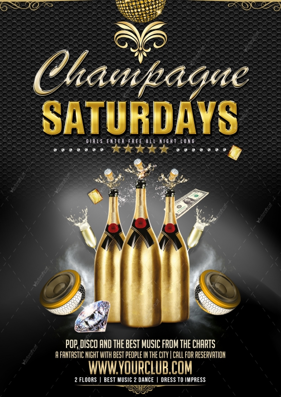 Champagne Party Flyer