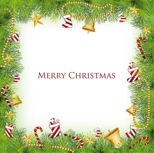 Christmas Border Vector Free