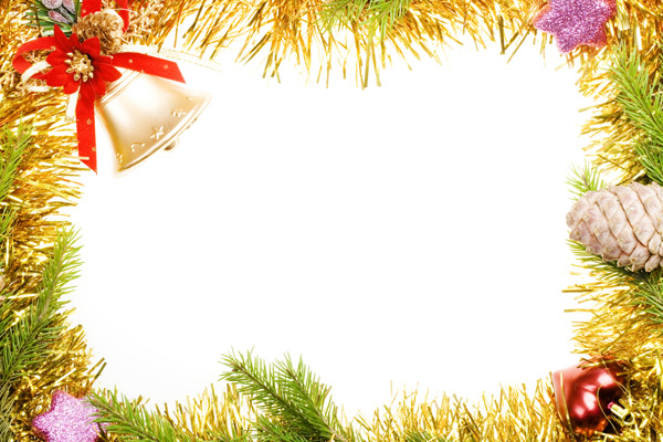 10 PSD Christmas Borders Images