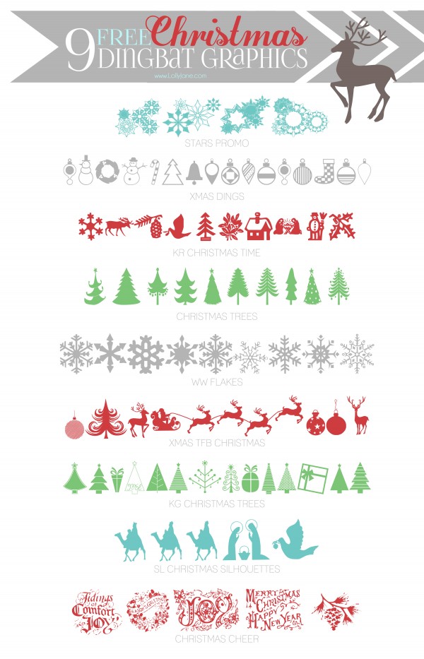 Christmas Dingbats Free