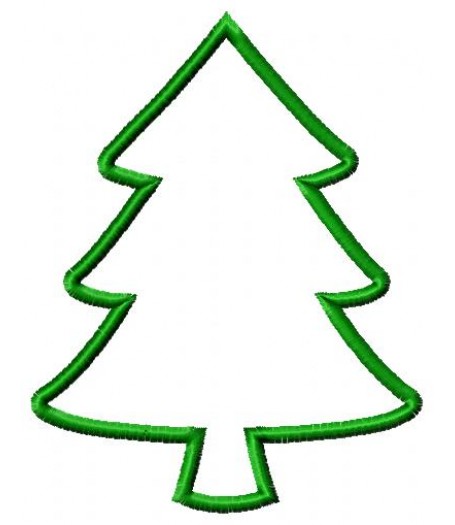 Christmas Tree Applique Design