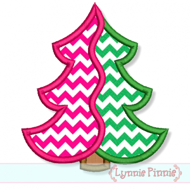 Christmas Tree Applique Embroidery Design Free Download