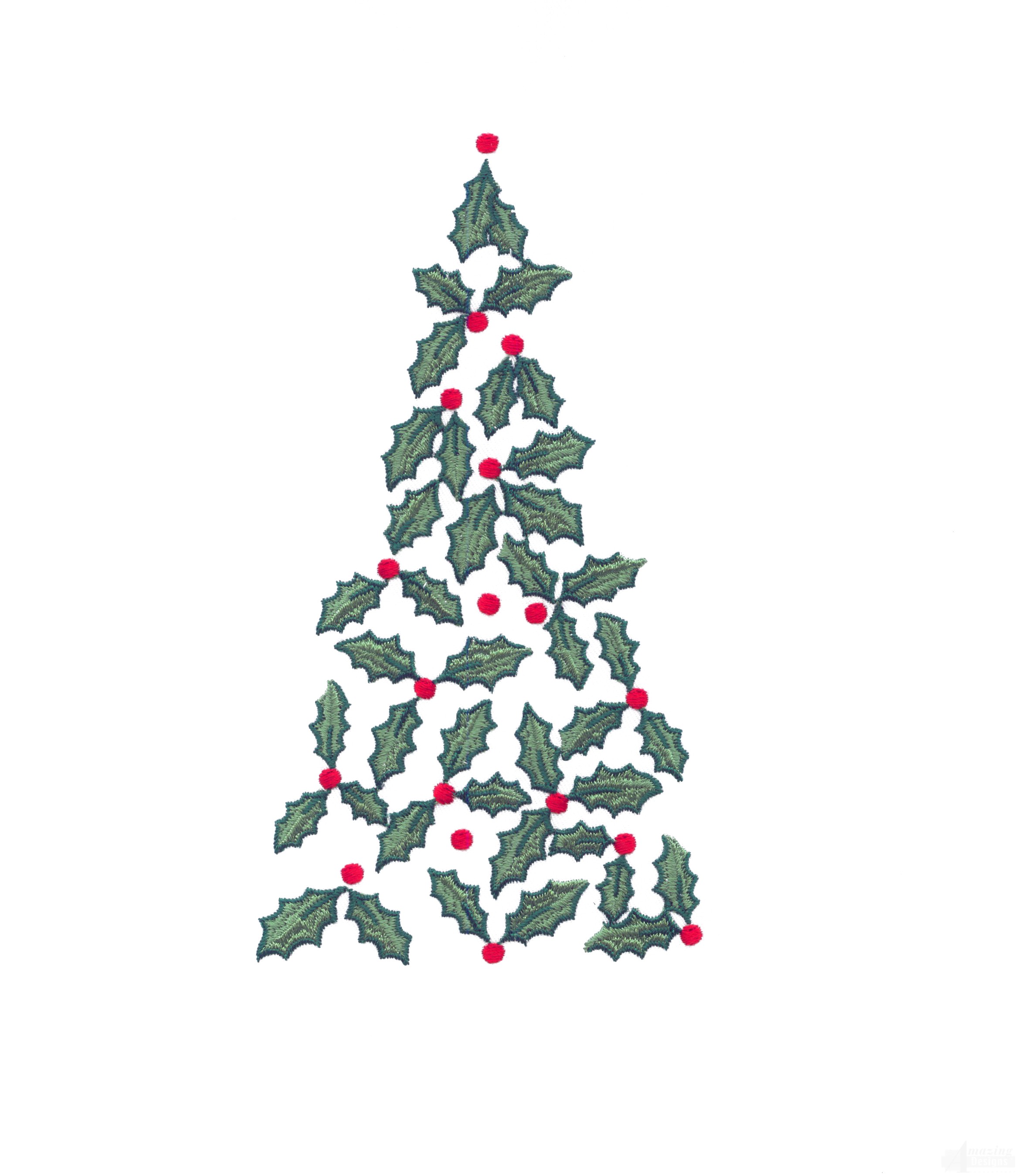Christmas Tree Embroidery Design Christmas Tree Embroidery Design