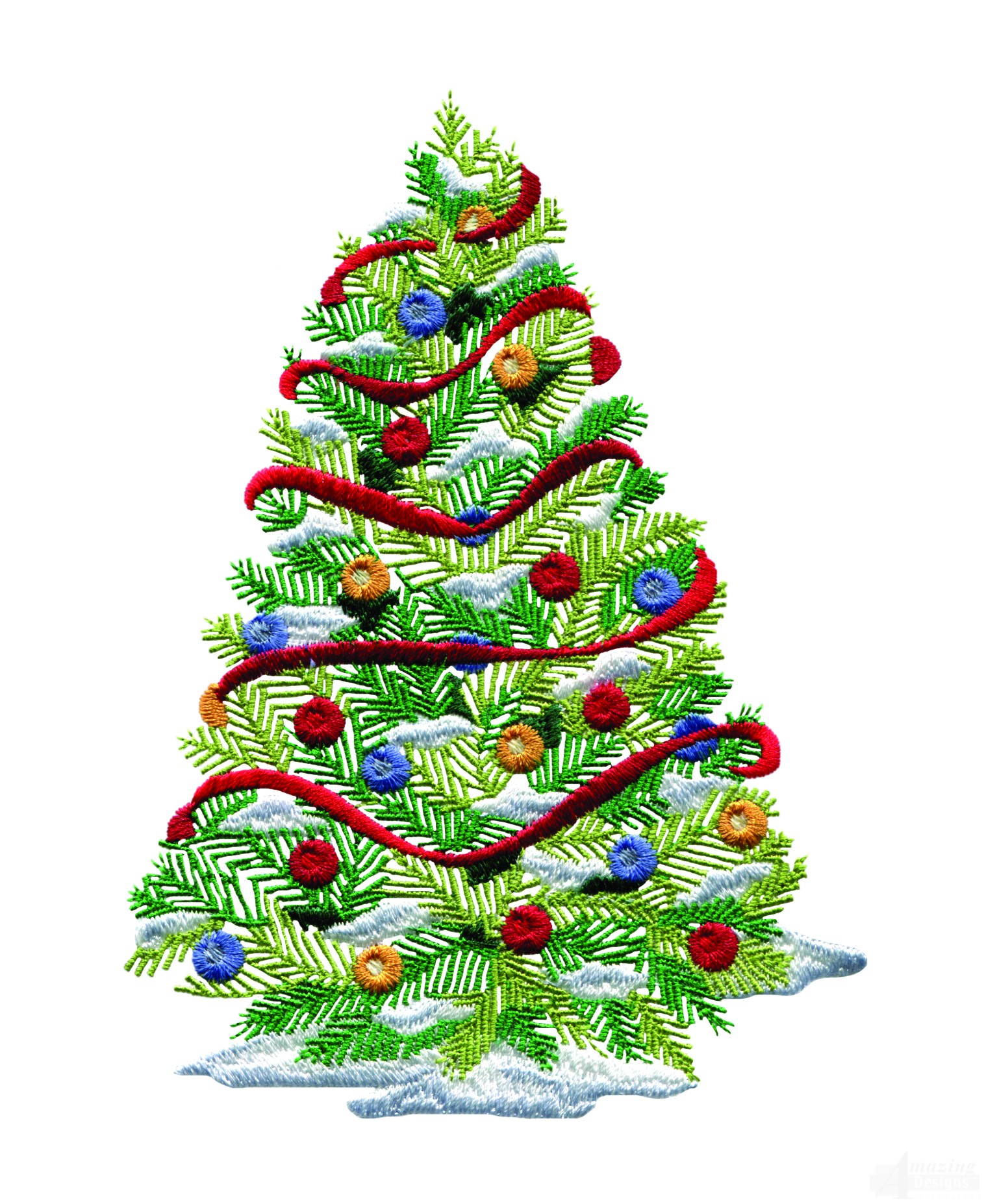 Christmas Tree Embroidery Designs Free