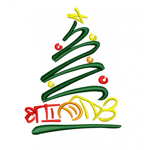 Christmas Tree Embroidery Designs Free