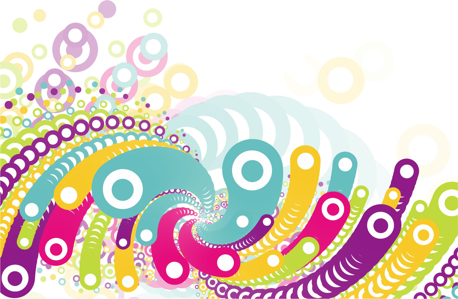 Colorful Circles Vectors