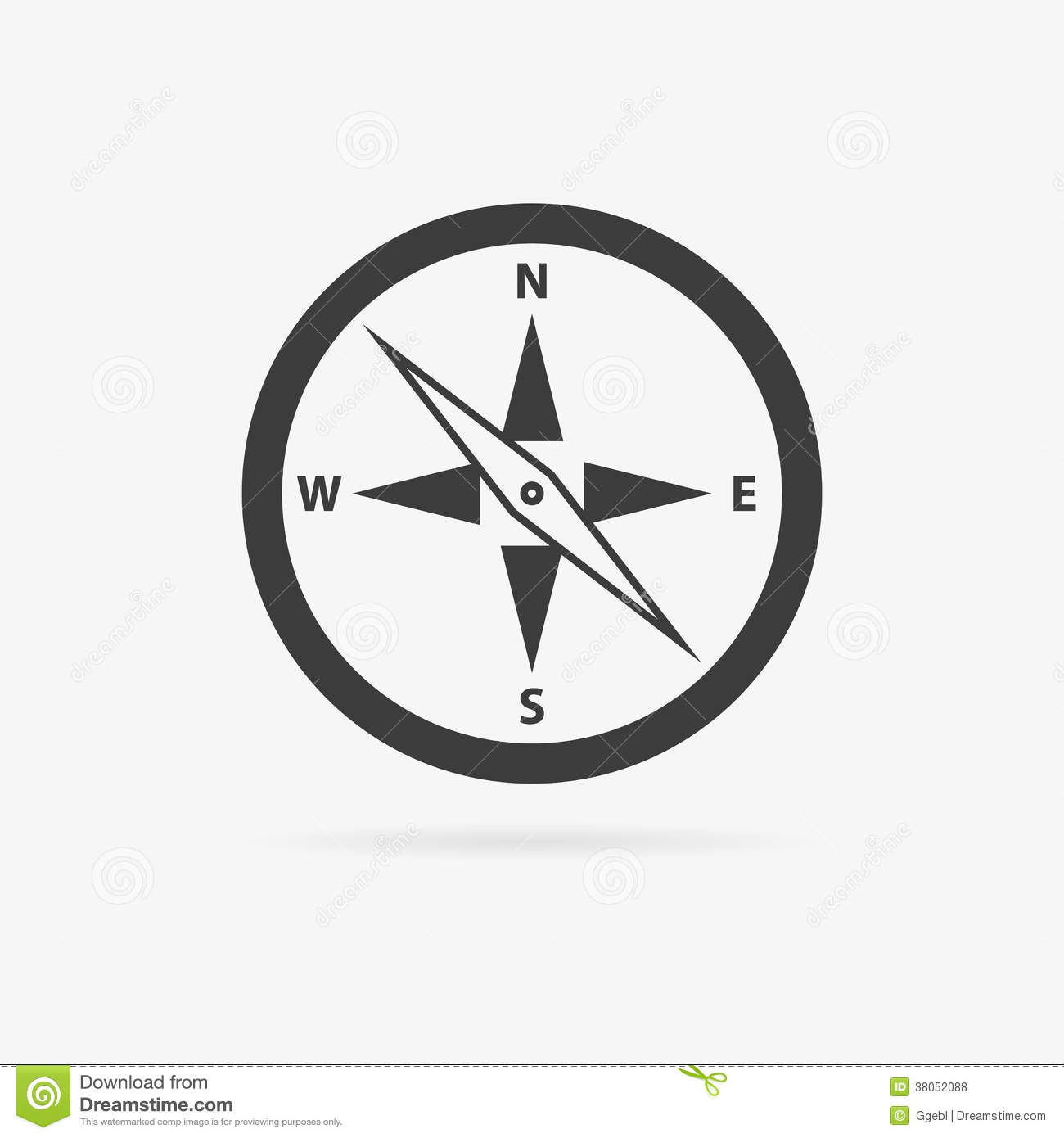 Compass Icon Vector