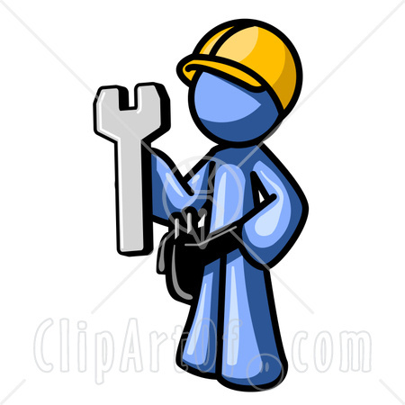 Construction Man Icon Clip Art