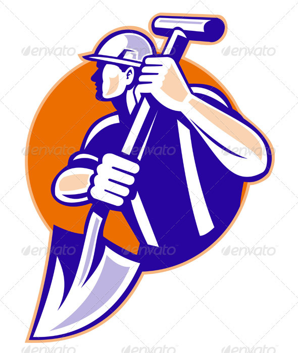 8 Construction Worker Vector Background Images