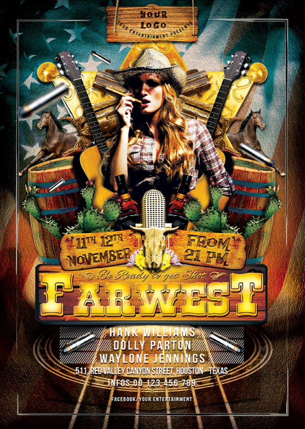 Country Music Flyer Templates