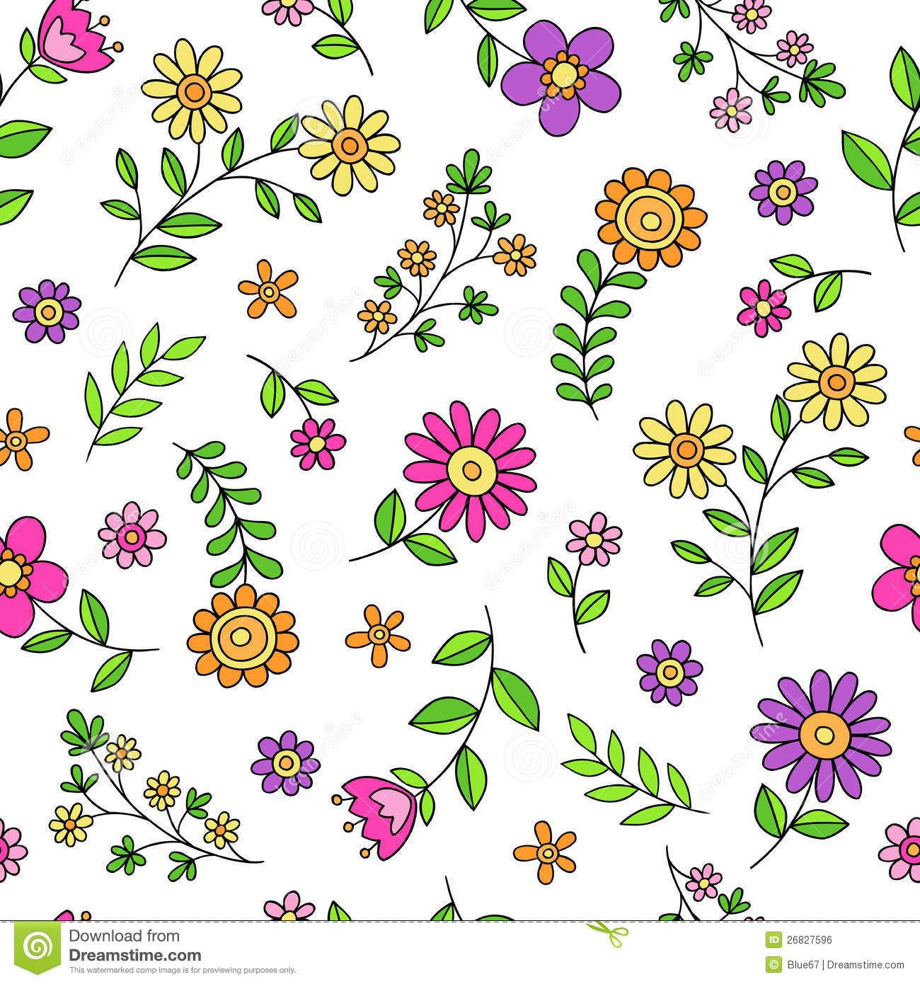 Daisy Flower Pattern Daisy Flower Pattern