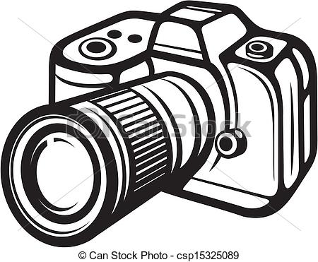 Digital Camera Vector Clip Art