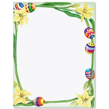 Easter Border Paper Printable Easter Border Paper Printable