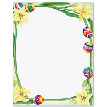 Easter Border Paper Printable