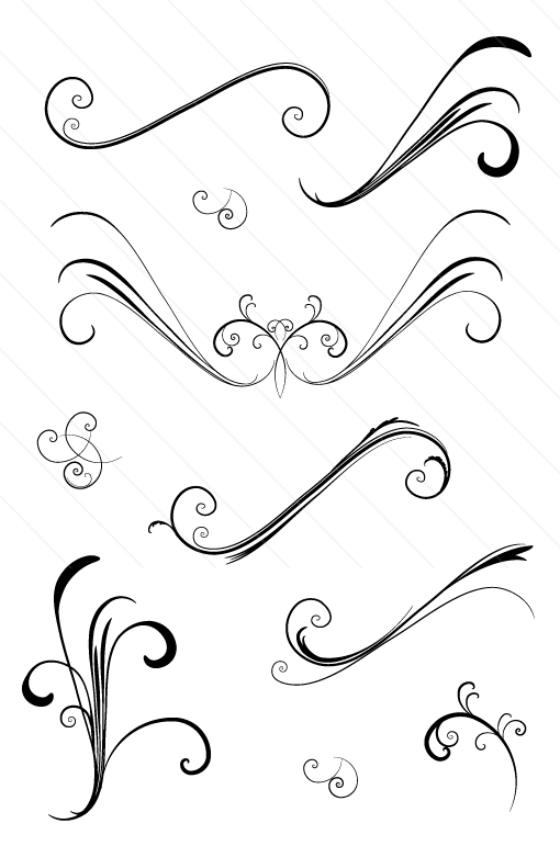 16 Photos of Elegant Swirl Vector