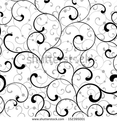 Elegant Swirls Vector Patterns