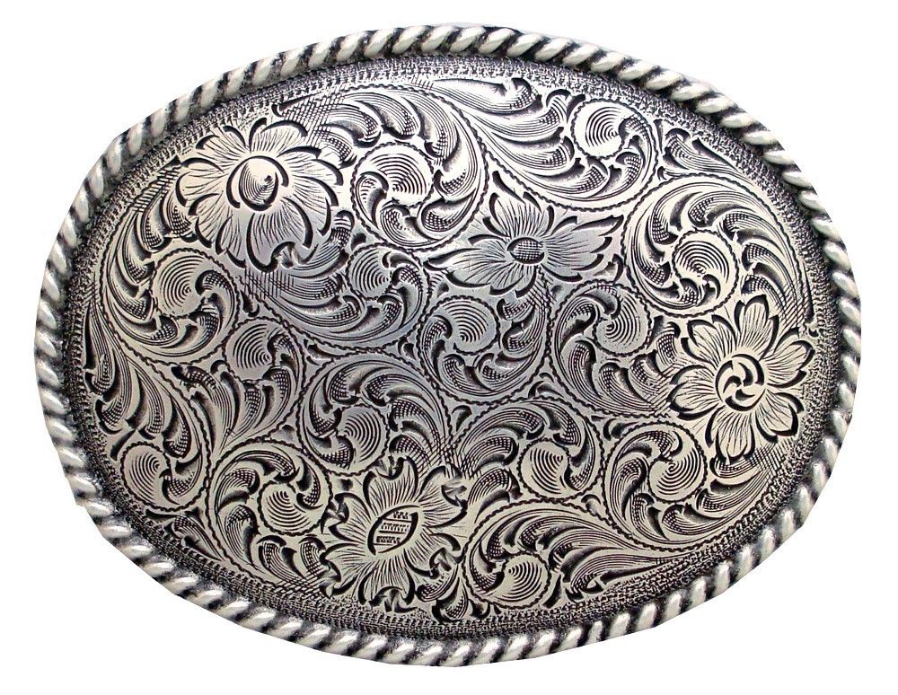 Engraved Western Belt Buckles