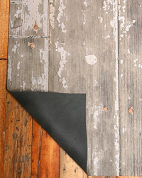 Faux Wood Floor Mat