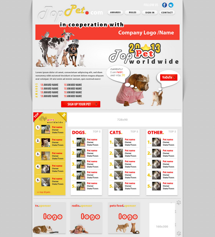 Fireworks Website Templates