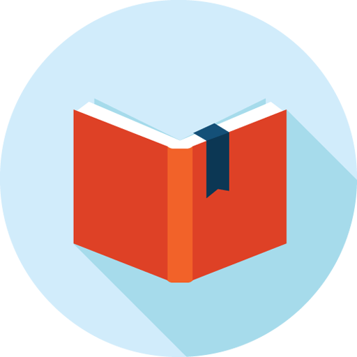 Flat Book Icon Vector