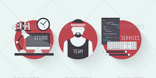 Flat Design Vector Illustration Flat Design Vector Illustration