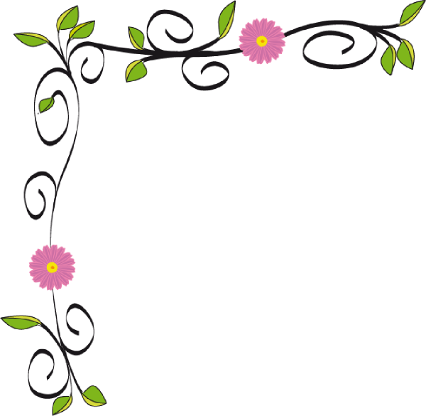 Flower Page Border Clip Art Free