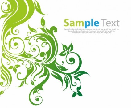 Flower Swirl Floral Vector