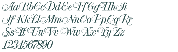 Font with Swirl Letters Font with Swirl Letters