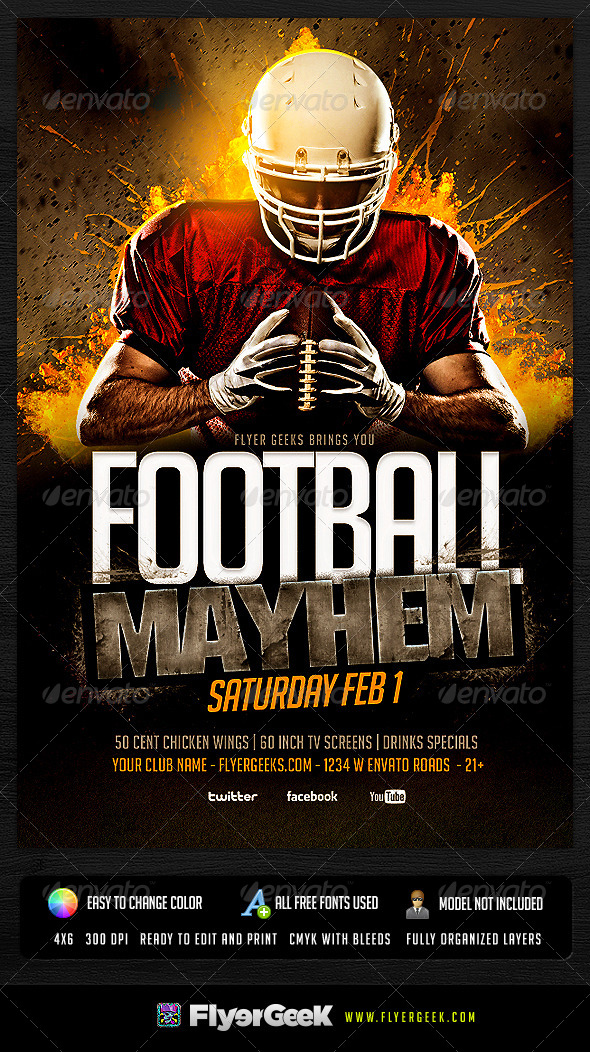 Football Flyer Templates