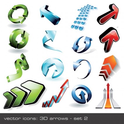 Free 3D Vector Arrows