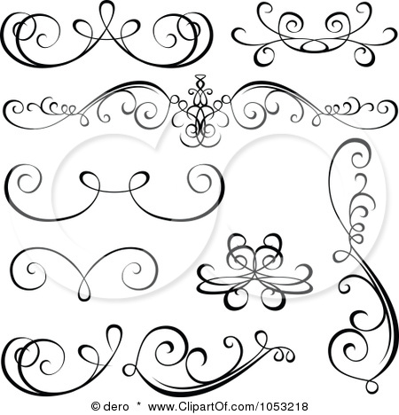 Free Calligraphy Designs Clip Art