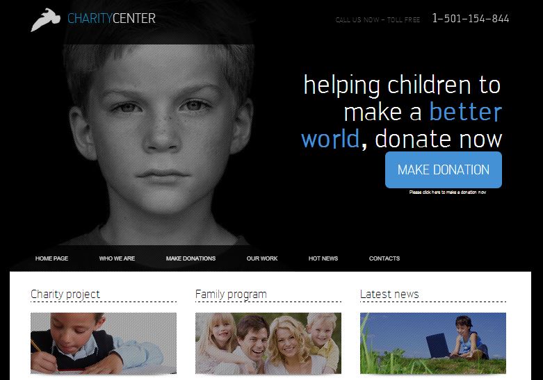 Free Charity Website Templates