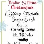 Free Christmas Clip Art and Fonts