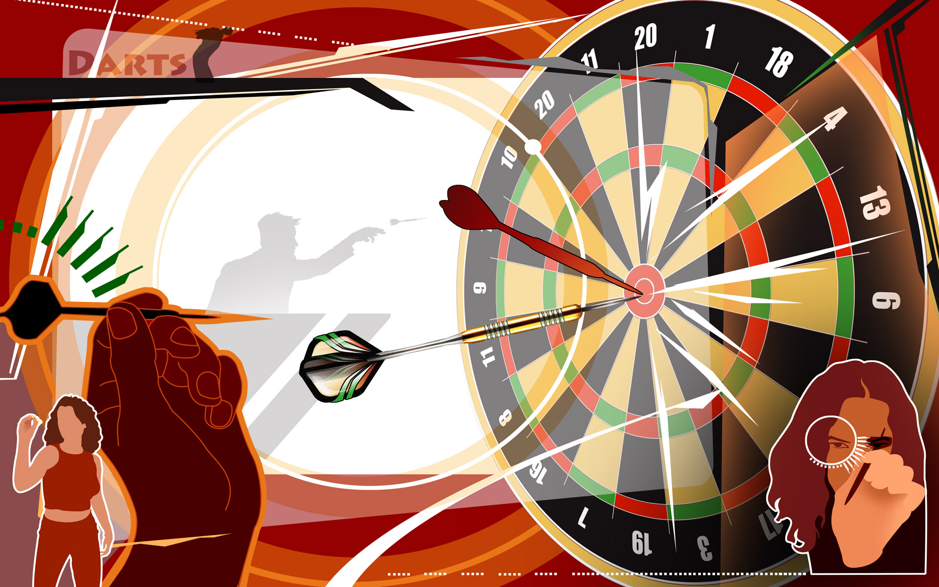 Free Dart Board Backgrounds