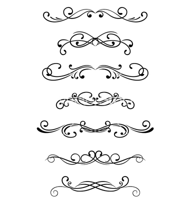 Free Elegant Vector Swirls