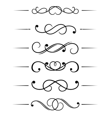 Free Elegant Vector Swirls