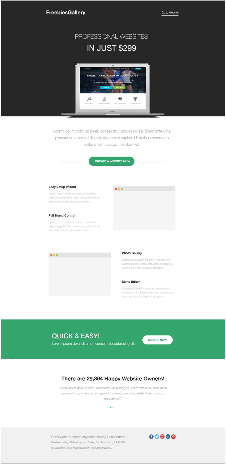 Free Email Newsletter Templates