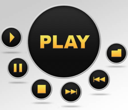 Free Media Player Buttons