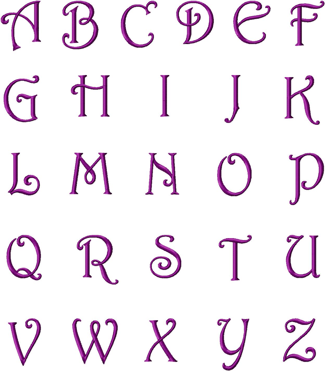 Free Monogram Embroidery Fonts Designs Free Monogram Embroidery Fonts Designs
