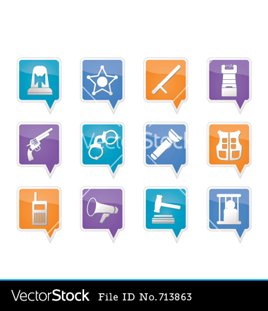 Free Police Vector Icons Free Police Vector Icons