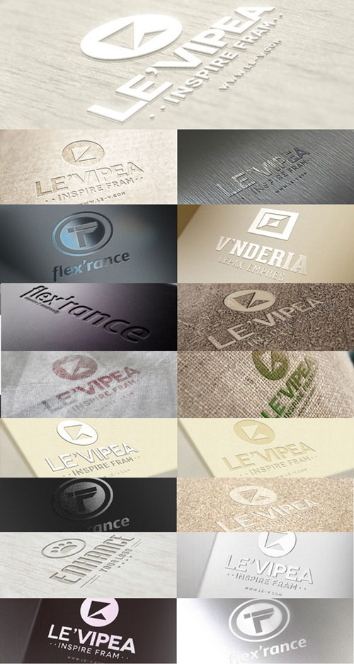 Free PSD Logo Mockup Templates