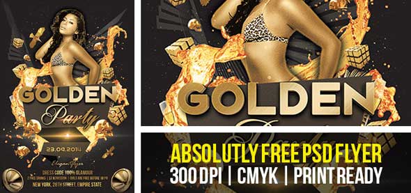 Free Psd Party Flyer Template