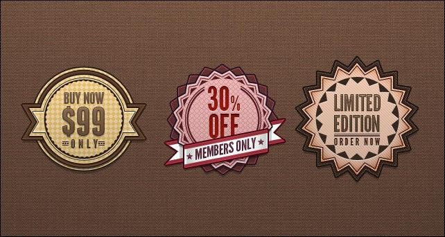 Free Psd Vintage Badges